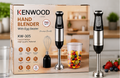 Kenwood KW-305 2-in-1 Hand Blender | 750W Powerful Stick Blender with Egg Beater | Stainless Steel Shaft | Multi-Speed Control