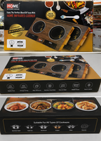 Double Burner Infrared Cooker 3500W Electric Infrared Hot Plate with Dual Independent Temperature Controls