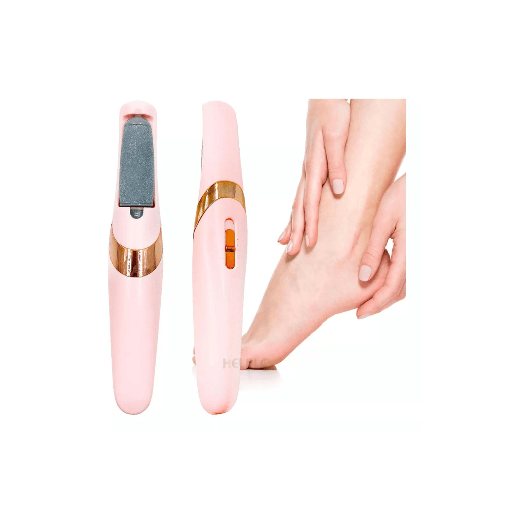WANHENGDA Rechargeable Electronic Pedicure Tool | Electric Foot Callus Remover | Dual Speed | 2 Roller Heads | Foot Care Device