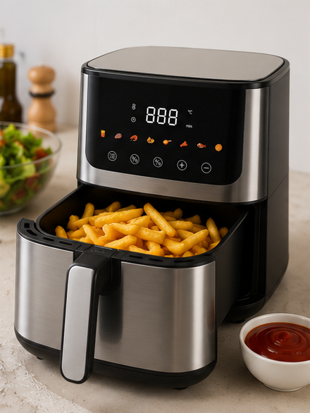 PHILIPS SFR 5030AF Digital Air Fryer – Large Capacity | LED Touch Display | Oil-Free Healthy Cooking | Adjustable Temperature & Timer