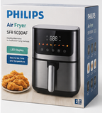 PHILIPS SFR 5030AF Digital Air Fryer – Large Capacity | LED Touch Display | Oil-Free Healthy Cooking | Adjustable Temperature & Timer