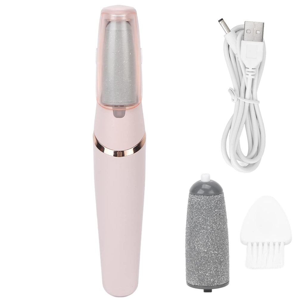 WANHENGDA Rechargeable Electronic Pedicure Tool | Electric Foot Callus Remover | Dual Speed | 2 Roller Heads | Foot Care Device