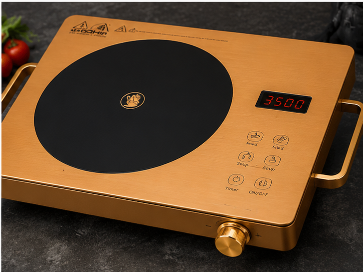 Arshia 3500W Infrared Hot Plate – UK 1003 Electric Cooker | Radiant Heating | Adjustable Temperature | Portable Single Burner Stove