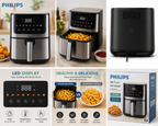 PHILIPS SFR 5030AF Digital Air Fryer – Large Capacity | LED Touch Display | Oil-Free Healthy Cooking | Adjustable Temperature & Timer