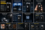 Mini USB Rechargeable Electric Shaver for Men – Portable Dual Floating Blade Razor with LED Display
