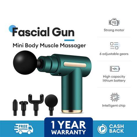 Massage Gun 4 Heads and 3200 r/min Speed  Deep Tissue, High-Intensity