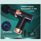 Massage Gun 4 Heads and 3200 r/min Speed  Deep Tissue, High-Intensity