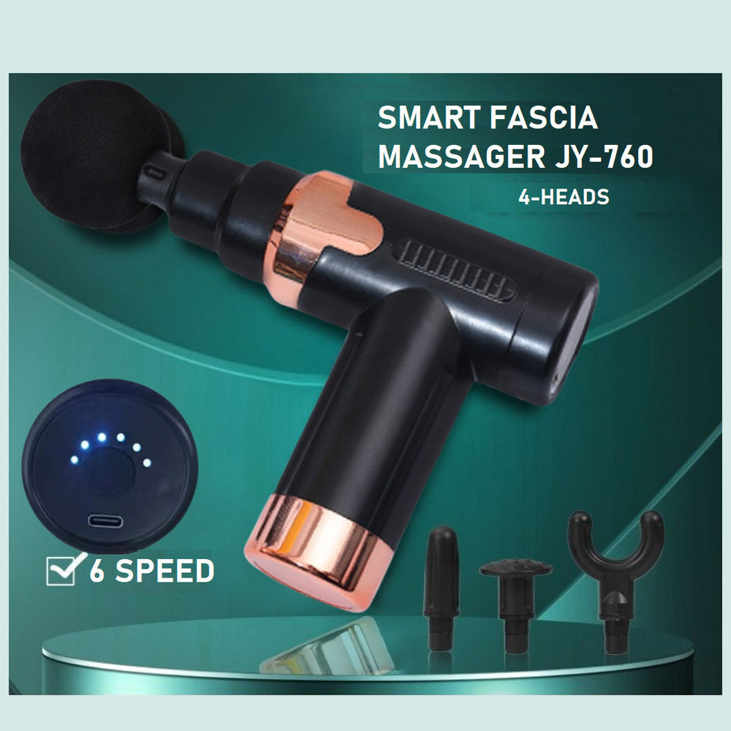 Massage Gun 4 Heads and 3200 r/min Speed  Deep Tissue, High-Intensity