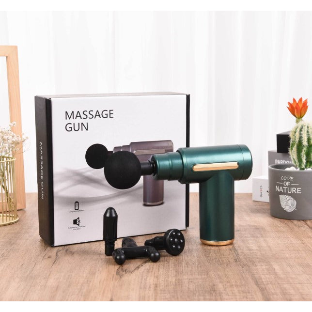 Massage Gun 4 Heads and 3200 r/min Speed  Deep Tissue, High-Intensity
